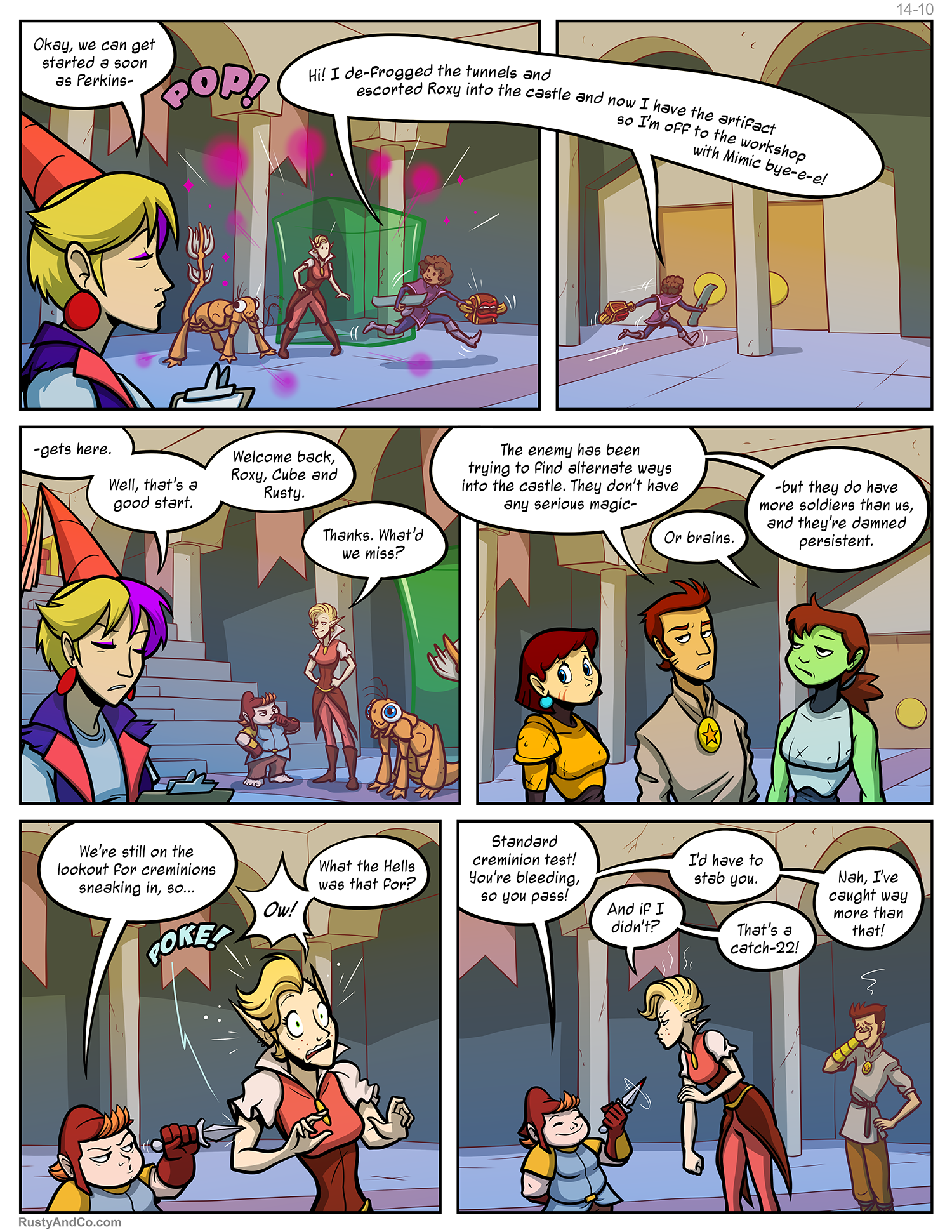 Stabs didn't volunteer for the role for fungus-tester, but she was the right person for the job.