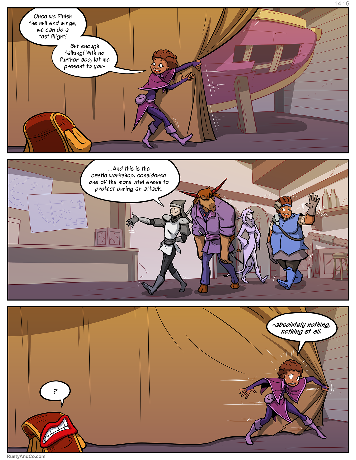 Mimic's been around humans enough to know they think curtains hide things well.