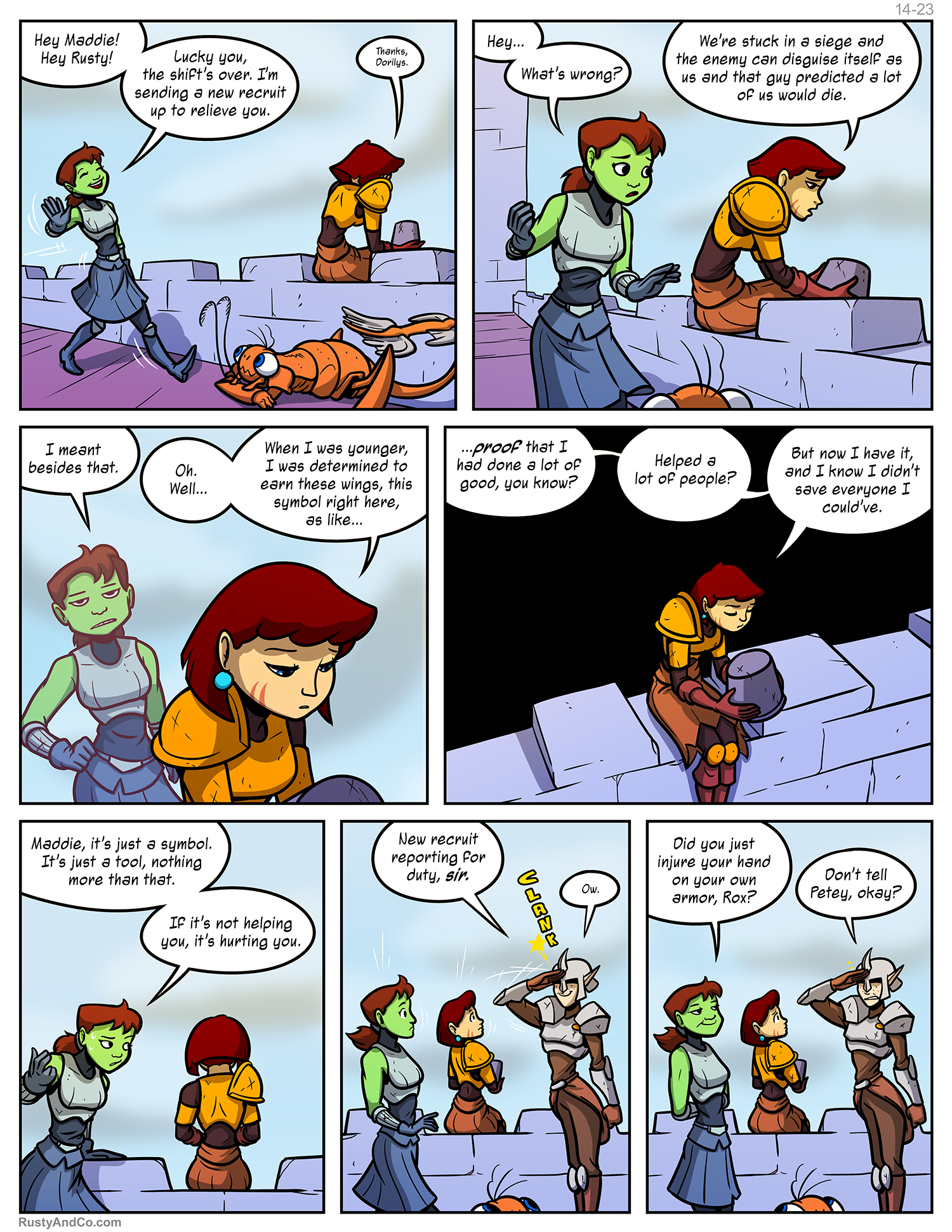 Guard duty leaves a lot of time for self-reflection.