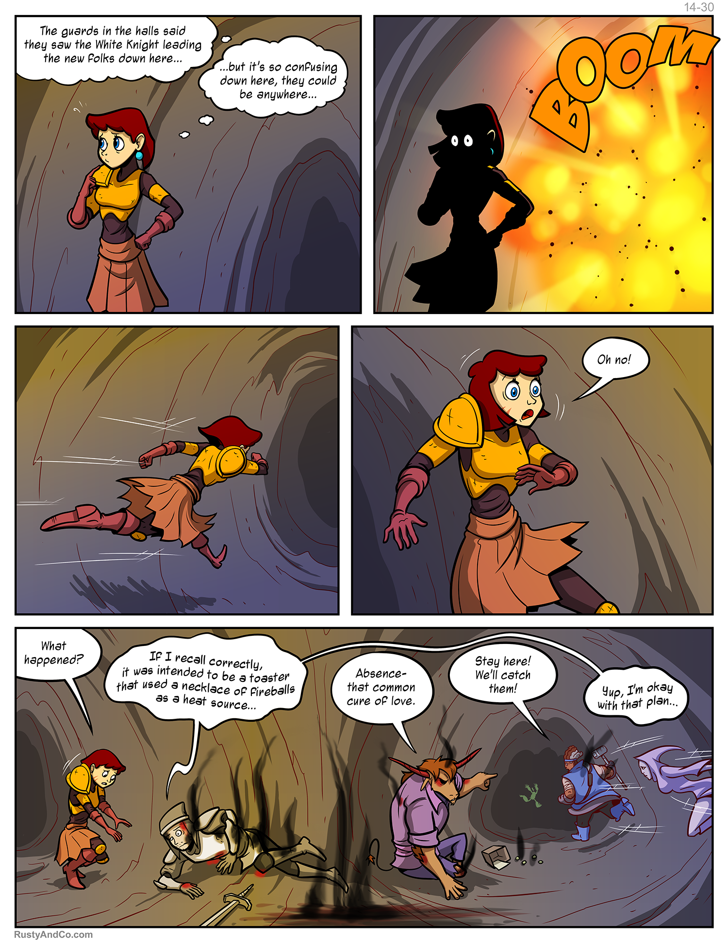 The explosion was so bad, they got knocked out of initiative order.